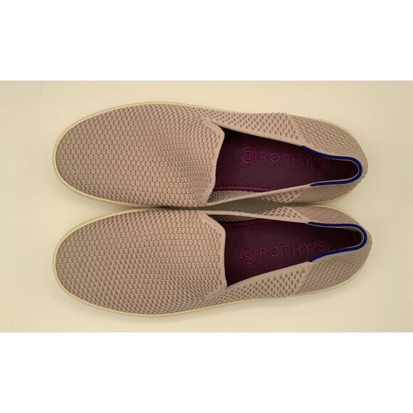 Rothy’s Shoes - Rothy's The Slip On Lilac Honeycomb Knit Fabric Sneakers Womens US 9.5